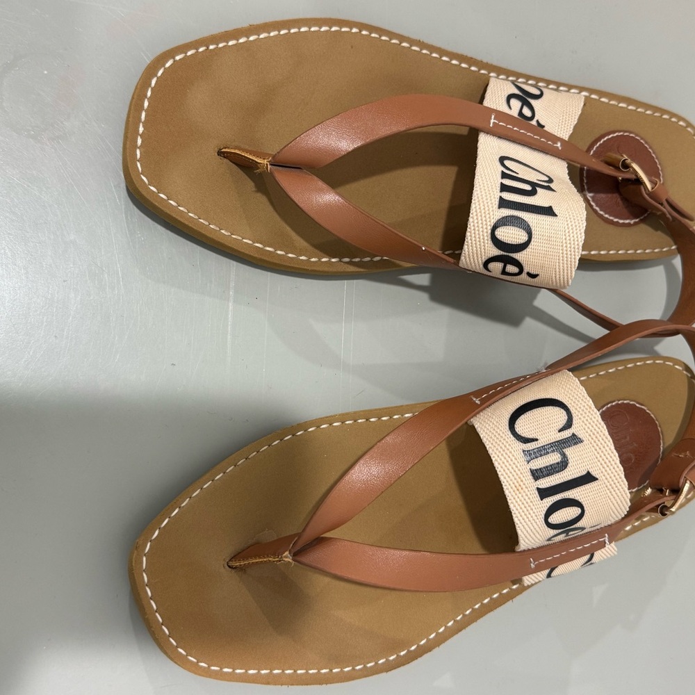 Women's Tan Leather Sandals